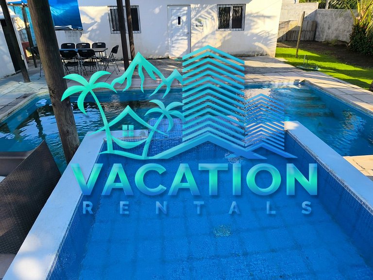 Una linda casa de playa cerca del mar, para disfrutar en par